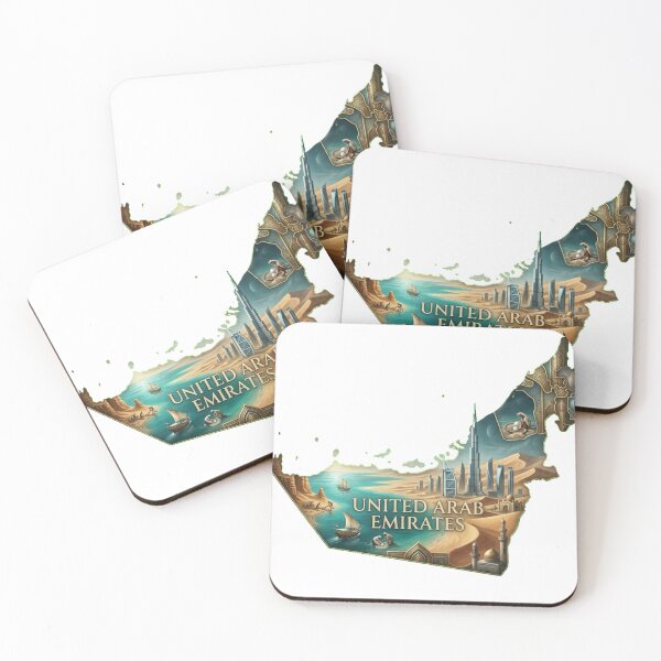 Item preview, United Arab Emirates Heritage Map designed and sold by M1-brand.