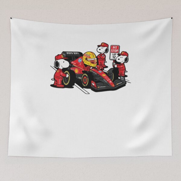 Item preview, Lewis Hamilton Snoopy Pit Crew F1 designed and sold by jefferyskinn.