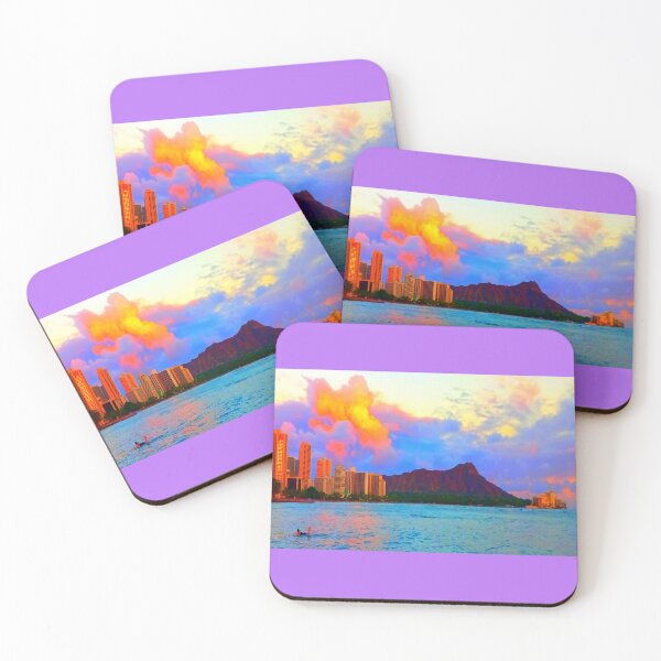 Item preview, Waikiki Surfing at Sunset V designed and sold by R-F-B.