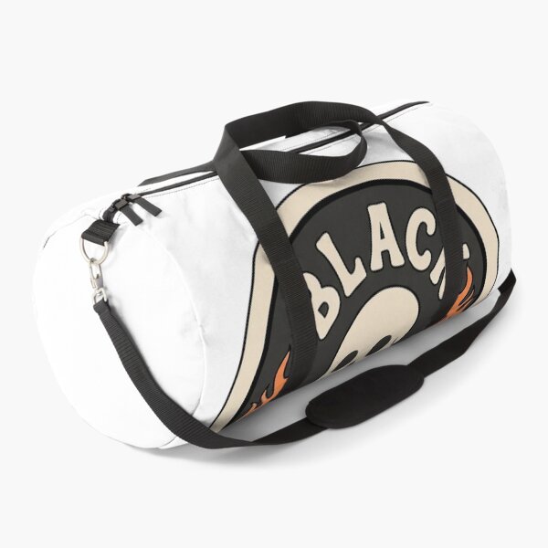 Item preview, Black Coffee Club Skull and Flames Vintage Badge designed and sold by LuloCreative.