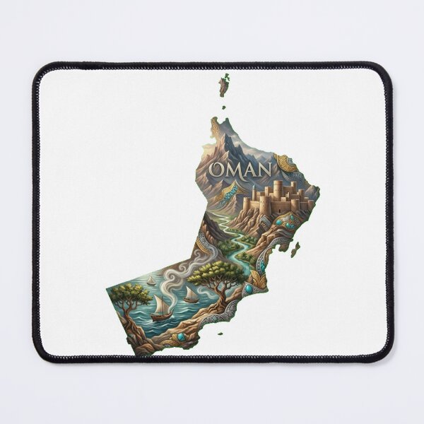 Item preview, Oman Heritage Map designed and sold by M1-brand.