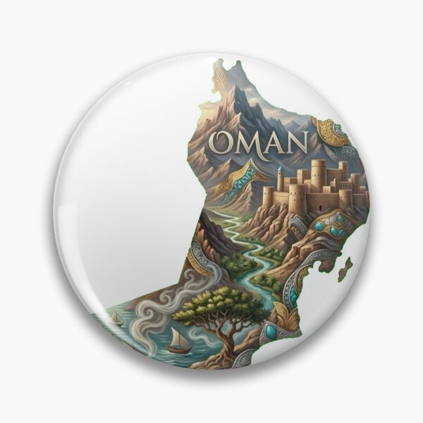 Item preview, Oman Heritage Map designed and sold by M1-brand.