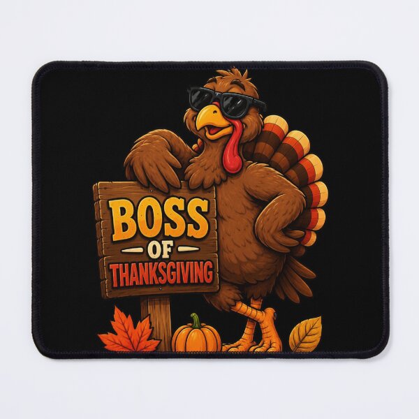 Item preview, Boss Turkey – Cool Thanksgiving Survivor Funny Turkey Design designed and sold by CreationbyVona.