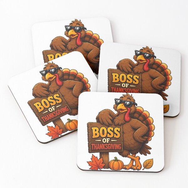 Item preview, Boss Turkey – Cool Thanksgiving Survivor Funny Turkey Design designed and sold by CreationbyVona.