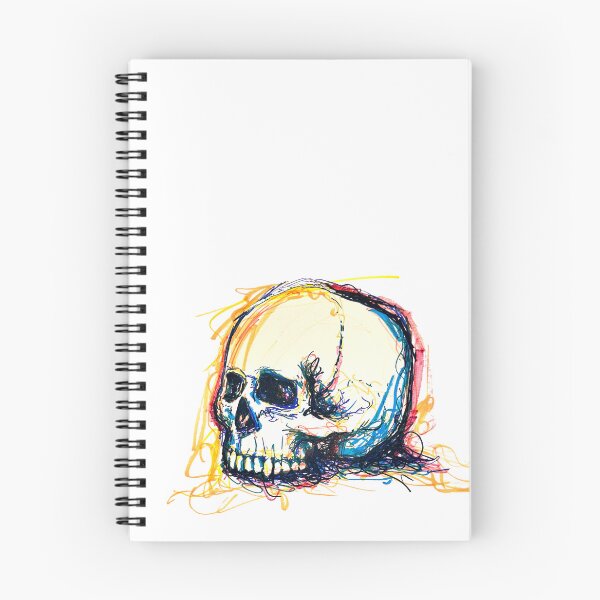 Item preview, Dibujo de calavera arcoíris designed and sold by Tarottt.