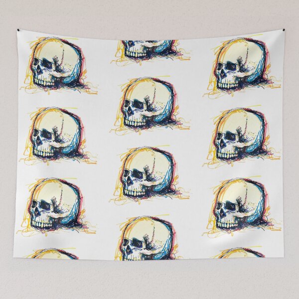 Item preview, Skull Sketch Rainbow designed and sold by Tarottt.
