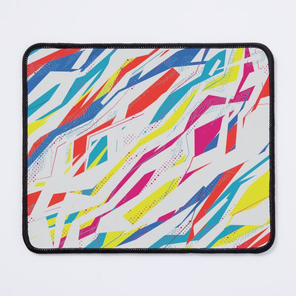 Item preview, Neon Pop Abstract Geometric Shard Student Pattern designed and sold by ImStickerHappy.