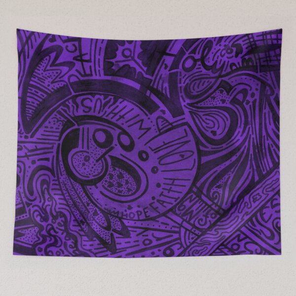 Item preview, God With Us in Purple designed and sold by sarunamii.