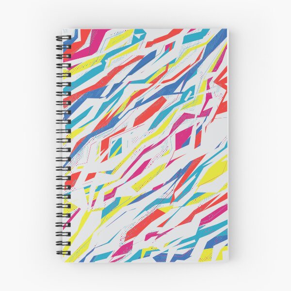 Item preview, Neon Pop Abstract Geometric Shard Student Pattern designed and sold by ImStickerHappy.