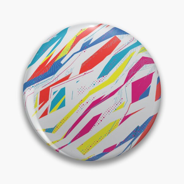Item preview, Neon Pop Abstract Geometric Shard Student Pattern designed and sold by ImStickerHappy.