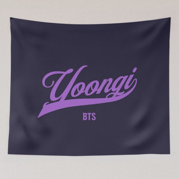 Item preview, BTS Yoongi Suga Agust D varsity baseball army bangtan designed and sold by Morcawork.