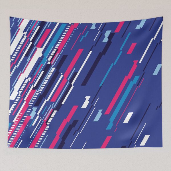 Item preview, Athletic Royal Blue Speed Stripes Notebook and Student Pattern designed and sold by ImStickerHappy.
