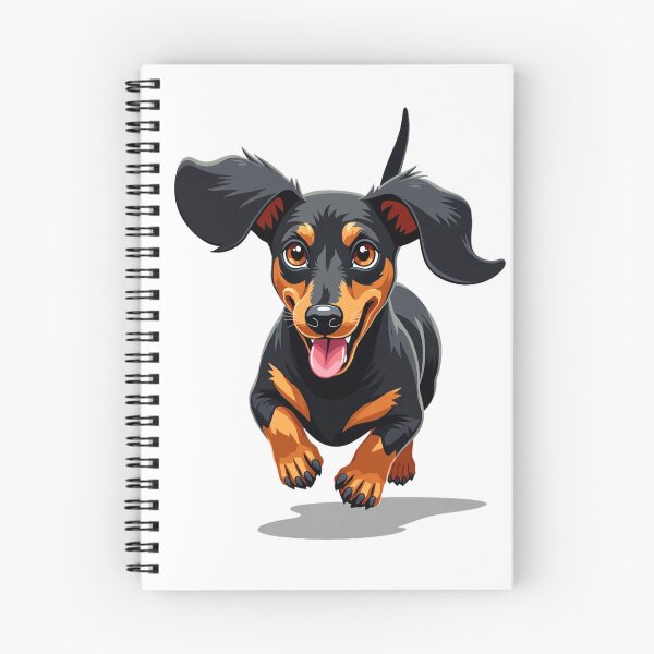 Item preview, Dachshund On The Run designed and sold by Prints by Mat.