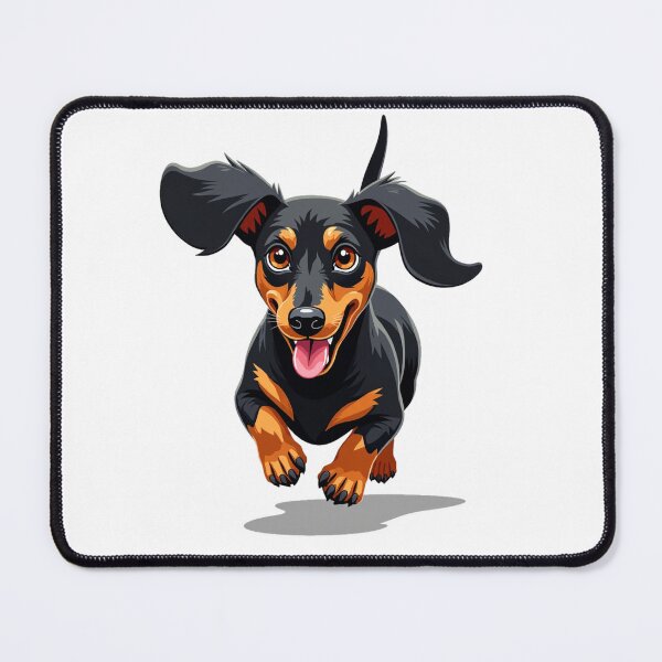 Item preview, Dachshund On The Run designed and sold by Prints by Mat.