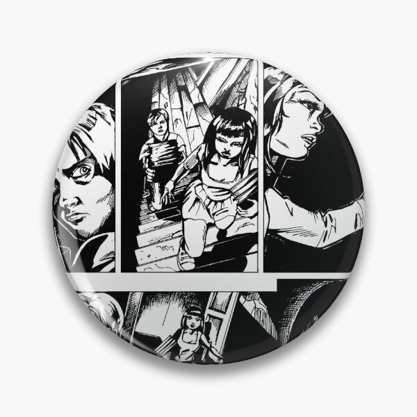 Item preview, Black and White Thriller Comic Art designed and sold by Ekaterina  Biserova.