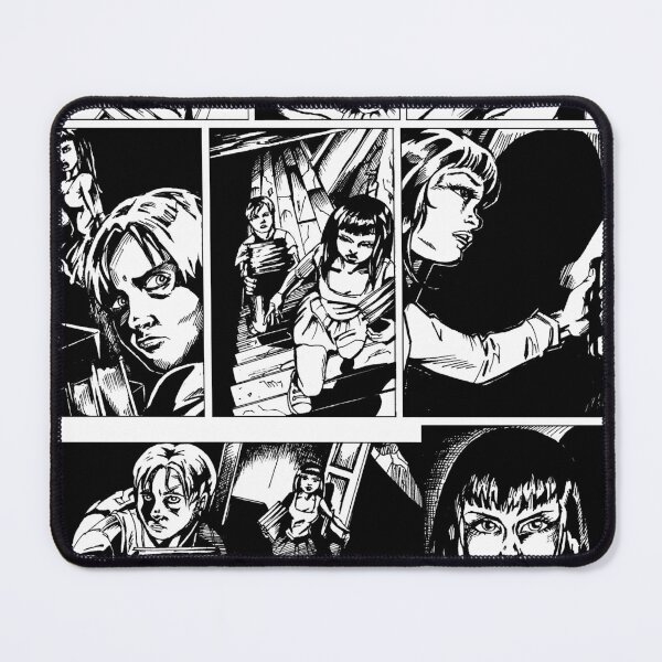 Item preview, Black and White Thriller Comic Art designed and sold by Ekaterina  Biserova.