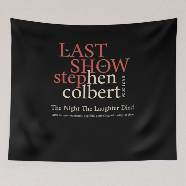 Item preview, The Last Show With Stephen Colbert 2026 designed and sold by jefferyskinn.