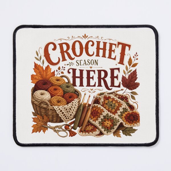 Item preview, Crochet Season Is Here – Cozy Autumn Crochet Design designed and sold by astersgraphics.
