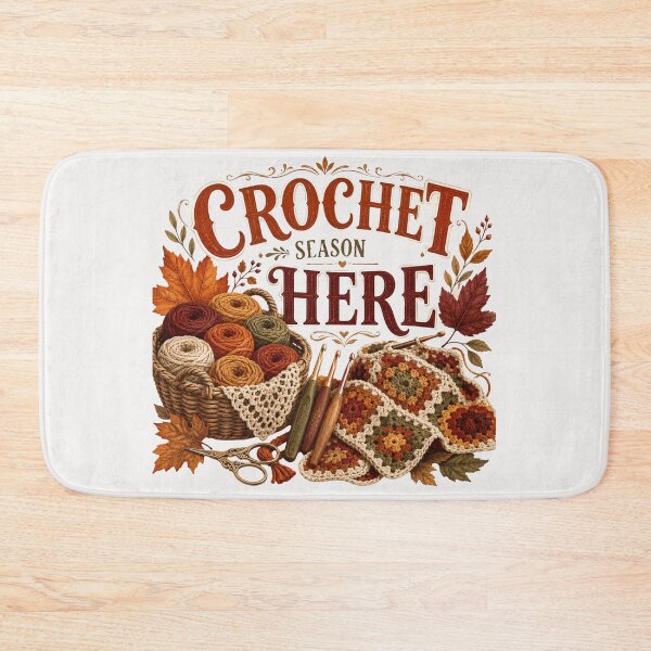 Item preview, Crochet Season Is Here – Cozy Autumn Crochet Design designed and sold by astersgraphics.