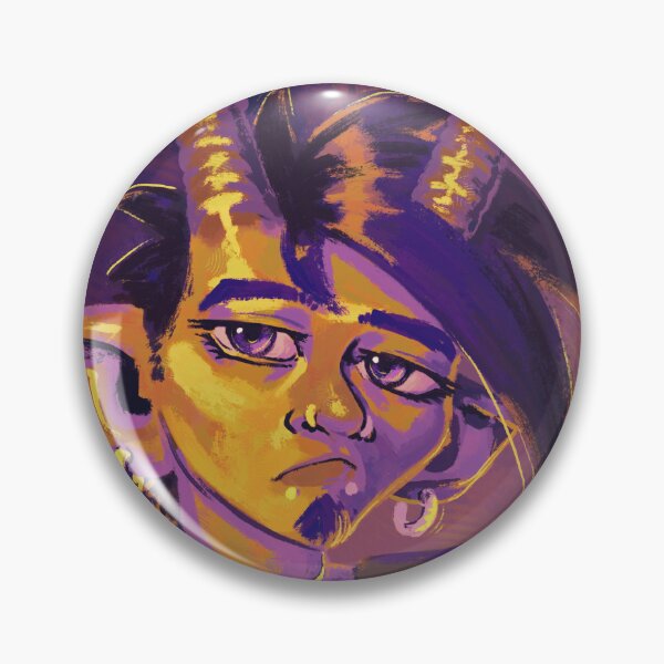 Item preview, Fantasy Portrait of a tiefling or horned person designed and sold by FelStar-Games.