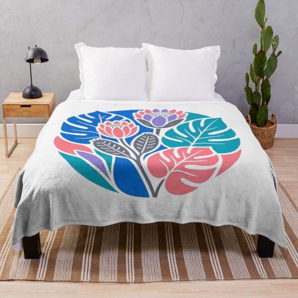 Item preview, Vibrant Tropical Protea Floral Circle Illustration designed and sold by Owcomm.