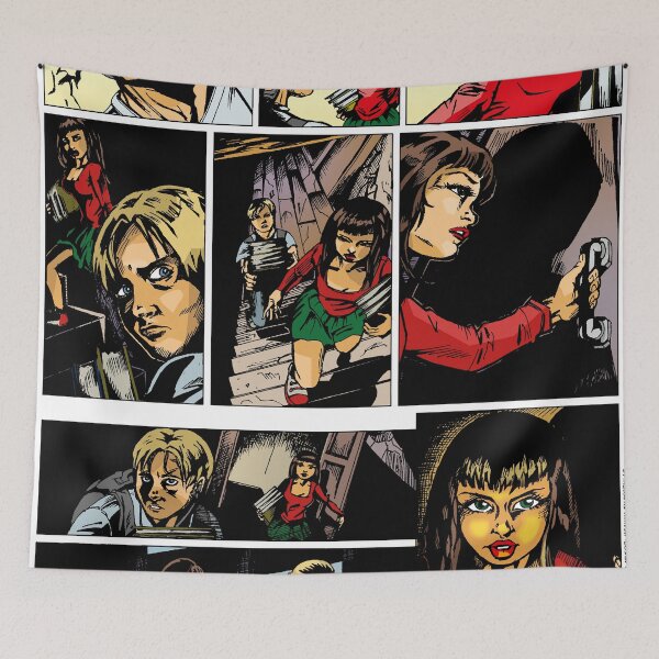Item preview, Color Thriller Comic Book Art designed and sold by Ekaterina  Biserova.