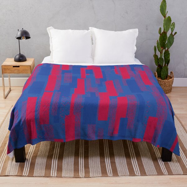 Item preview, Cyberpunk Tech Grid Crimson Red and Cobalt Blue Student Pattern designed and sold by ImStickerHappy.