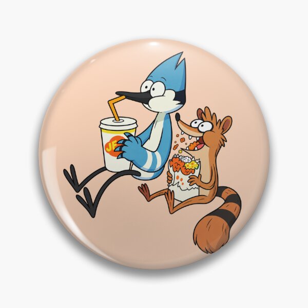 Item preview, Mordecai and Rigby eating designed and sold by YChangShop.