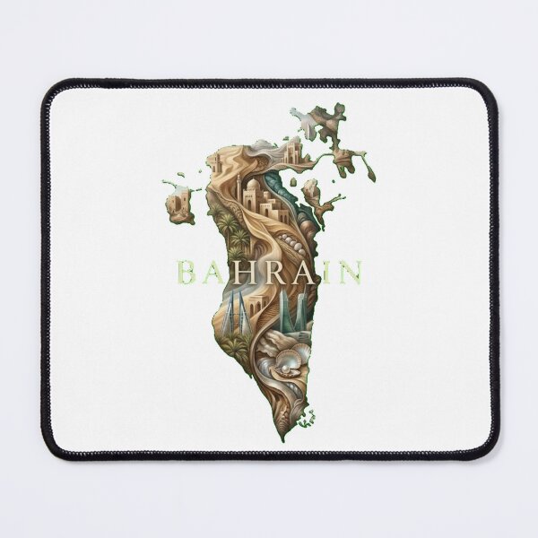Item preview, Bahrain Heritage Map designed and sold by M1-brand.