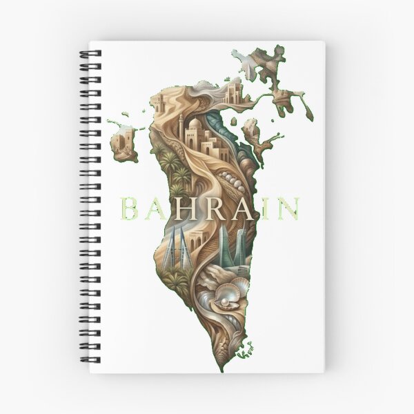Item preview, Bahrain Heritage Map designed and sold by M1-brand.