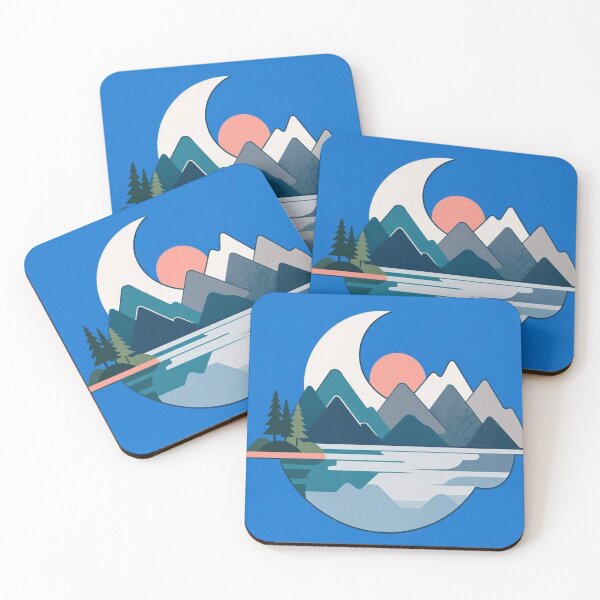 Item preview, Blue Mountain Moon Landscape Art designed and sold by Owcomm.