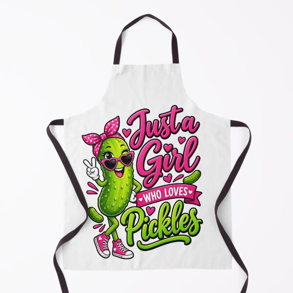 Item preview, Just a girl who loves pickles designed and sold by BuxomBabe21.