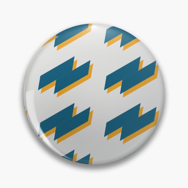 Item preview, Retro Abstract Geometric Block Cream and Teal Student Pattern designed and sold by ImStickerHappy.