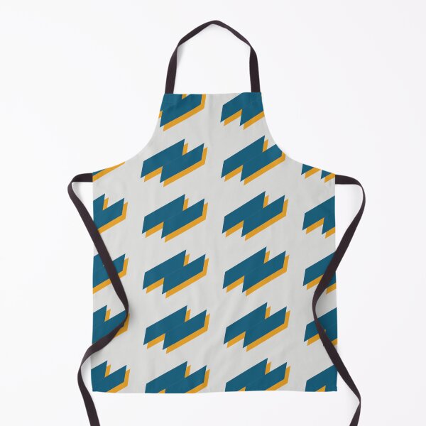 Item preview, Retro Abstract Geometric Block Cream and Teal Student Pattern designed and sold by ImStickerHappy.