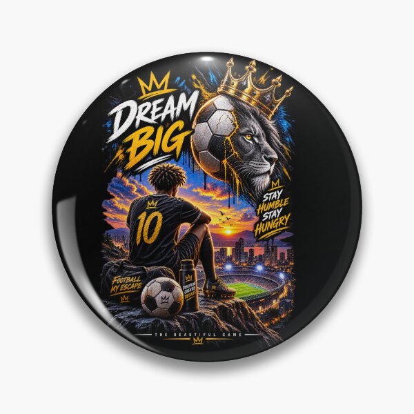 Item preview, Dream Big Football Champion Motivation designed and sold by LegendCourt.