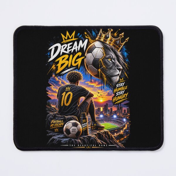 Item preview, Dream Big Football Champion Motivation designed and sold by LegendCourt.