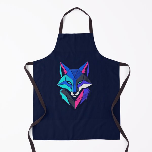 Item preview, Geometric Neon Fox Head Illustration designed and sold by Owcomm.