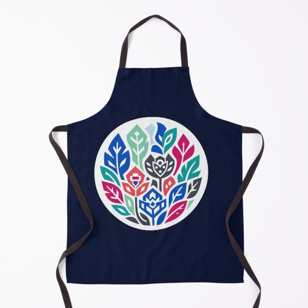 Item preview, Colorful Floral Circle Geometric Foliage Pattern designed and sold by Owcomm.