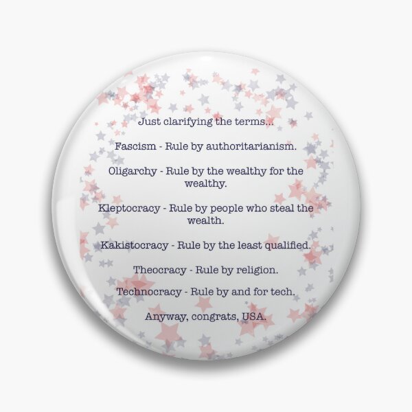 Item preview, Just Clarifying the Terms – Congrats USA Political Satire designed and sold by aadventures.
