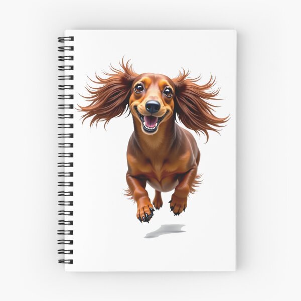 Item preview, Joyful Dachshund Leap designed and sold by Prints by Mat.