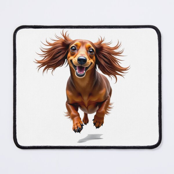 Item preview, Joyful Dachshund Leap designed and sold by Prints by Mat.