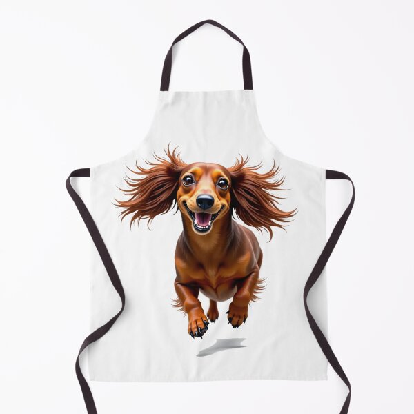 Item preview, Joyful Dachshund Leap designed and sold by Prints by Mat.