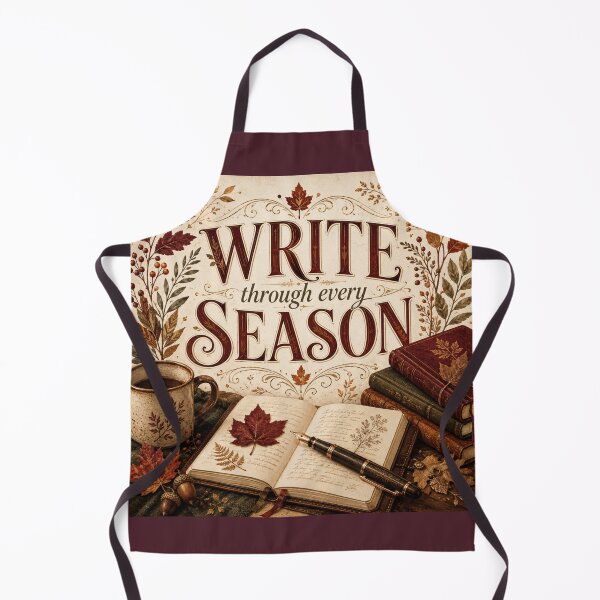 Item preview, Write Through Every Season – Autumn Writer Journaling Design designed and sold by astersgraphics.