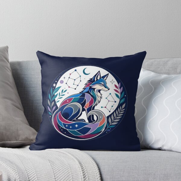Item preview, Celestial Mystic Fox Stained Glass Cosmos designed and sold by Owcomm.