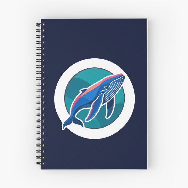 Item preview, Majestic Blue Whale Ocean Wildlife Illustration designed and sold by Owcomm.
