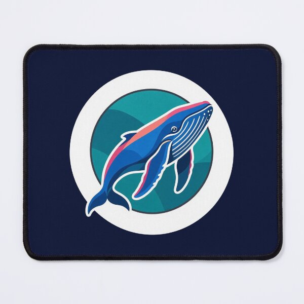 Item preview, Majestic Blue Whale Ocean Wildlife Illustration designed and sold by Owcomm.