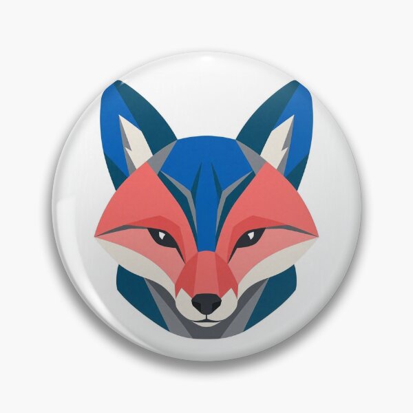Item preview, Geometric Fox Face Portrait Illustration designed and sold by Owcomm.