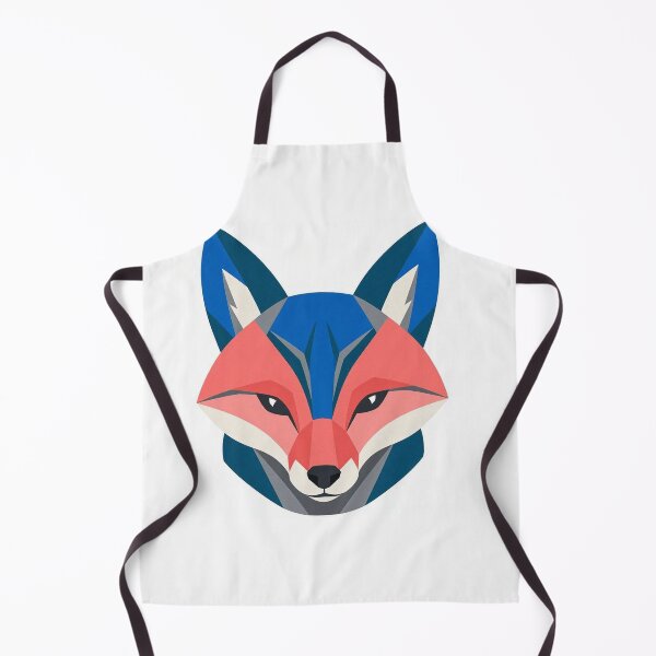 Item preview, Geometric Fox Face Portrait Illustration designed and sold by Owcomm.