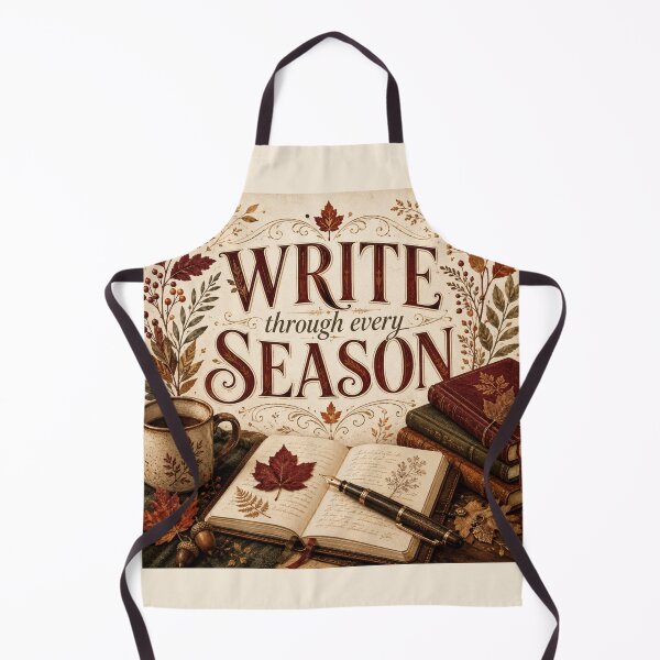 Item preview, Write Through Every Season – Autumn Writer Journaling Design designed and sold by astersgraphics.