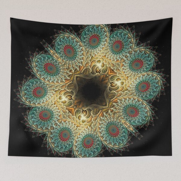 Item preview, Mandala of the Sovereign Peacock designed and sold by bloorose.
